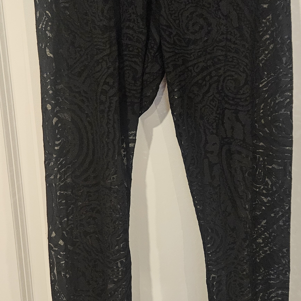 INC International Concepts Black Lace Trousers